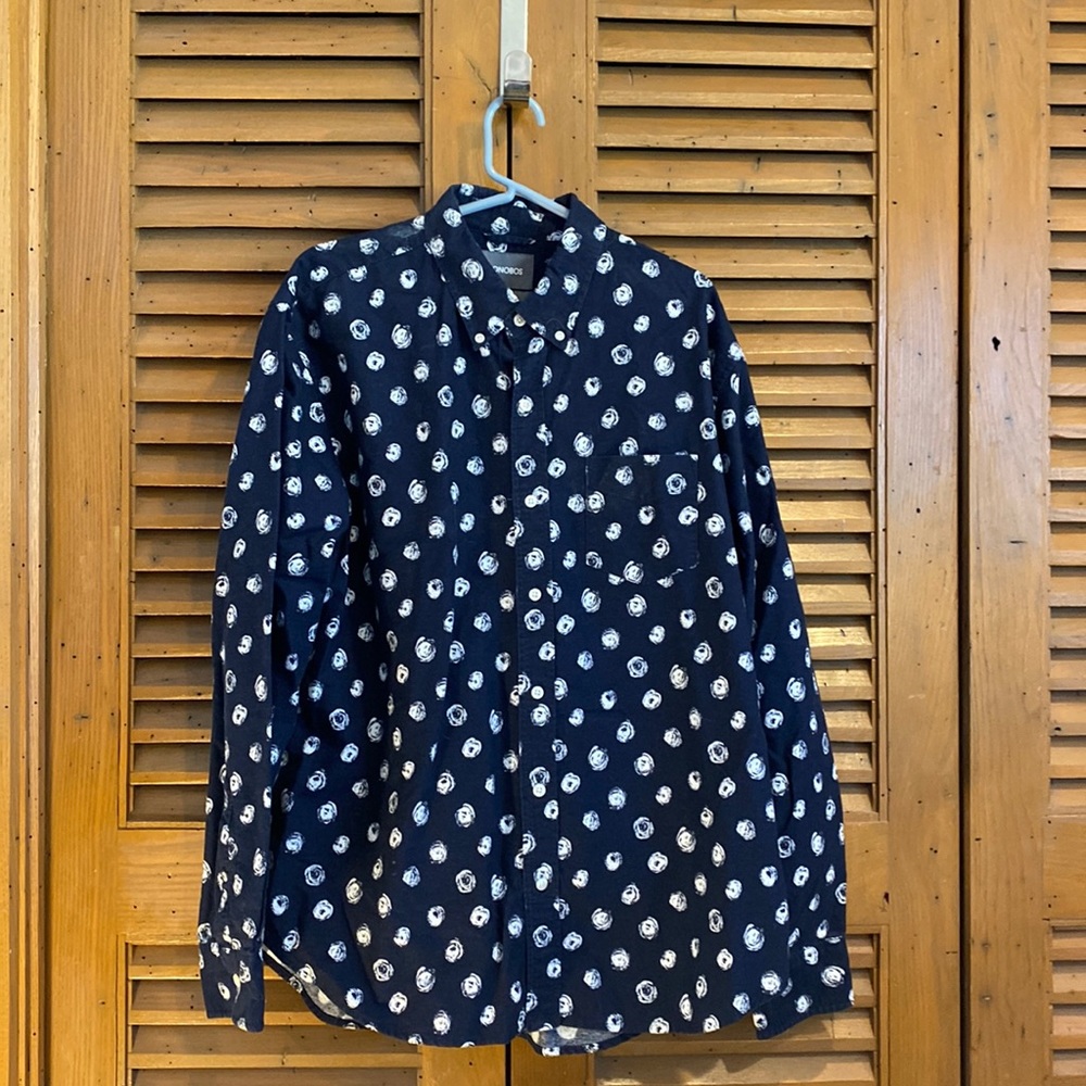 Men’s Bonobos- Long Sleeve Dress/Casual Shirt- XL